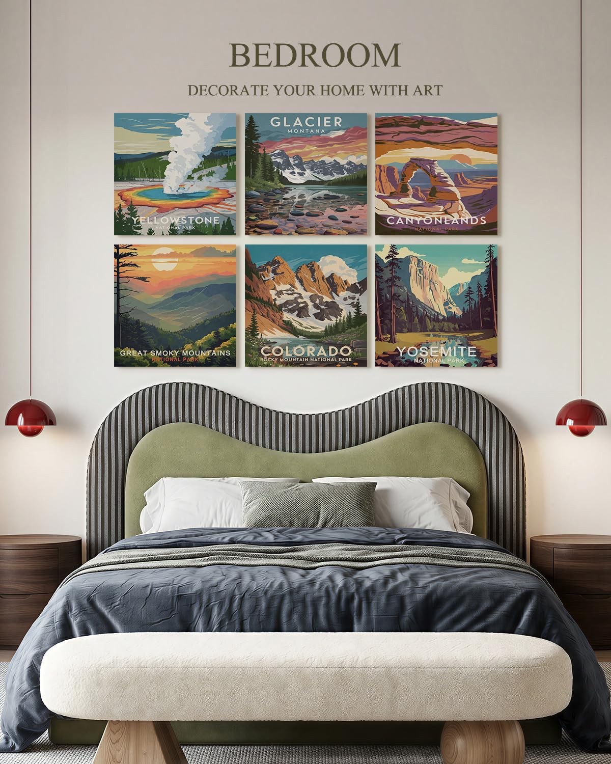 InSimSea Acoustic Wall Art, 72x48in, 6pcs