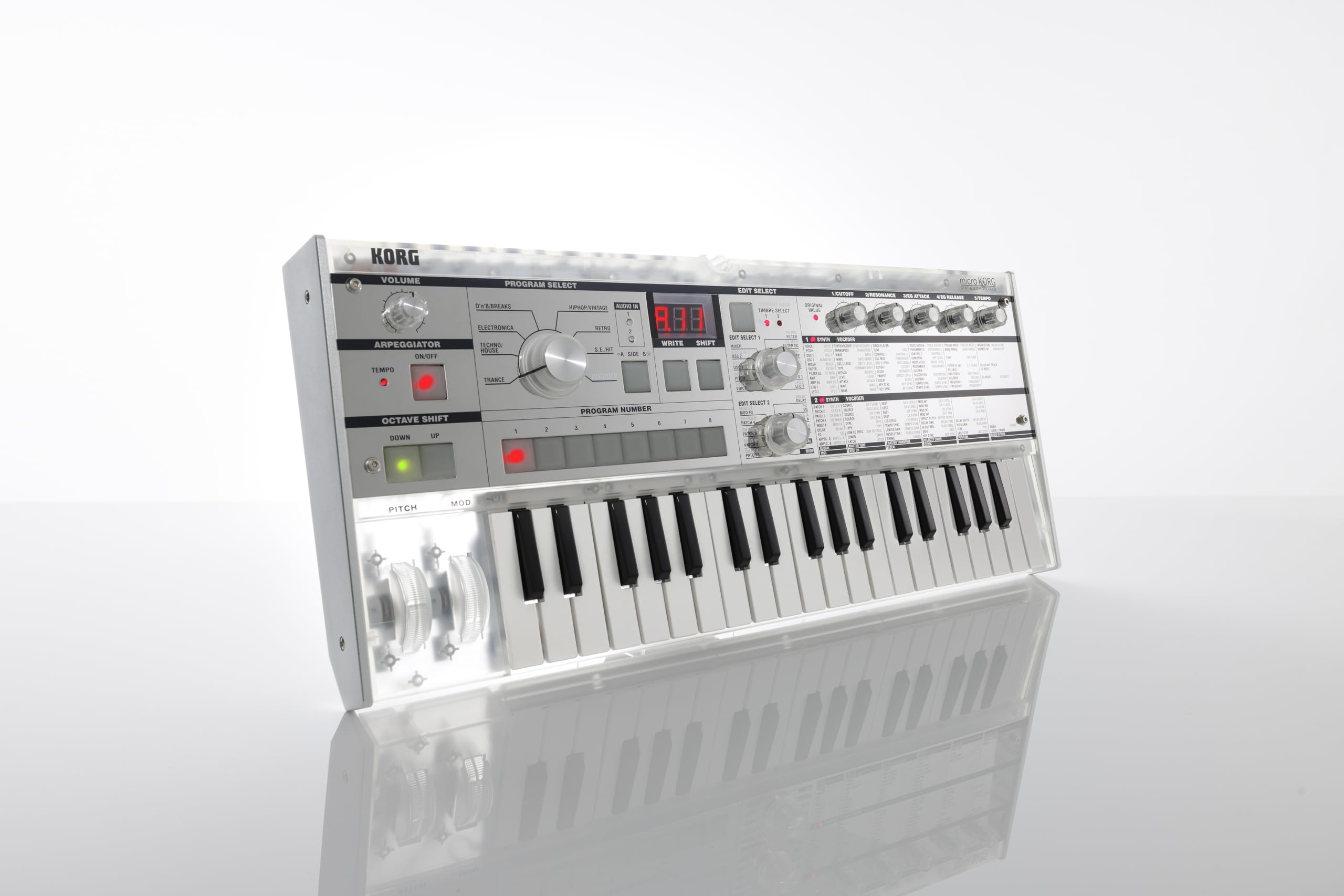 Korg – MicroKorg Crystal – Synthesizer/Vocoder – 20th-Anniversary Model