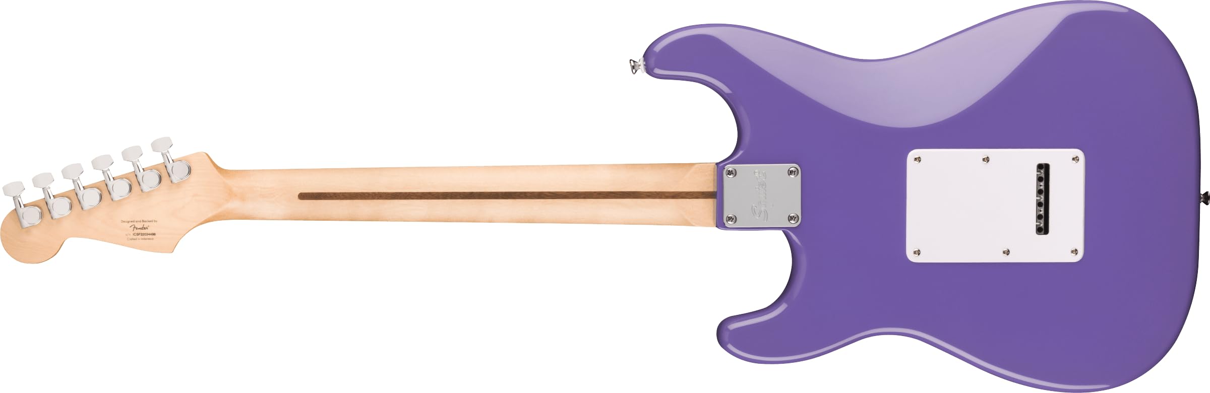 Fender Squier Sonic Stratocaster Electric Guitar, Ultraviolet, Laurel Fingerboard, White Pickguard