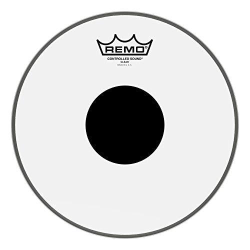 Remo Controlled Sound Clear Drum Head with Black Dot – 10 Inch