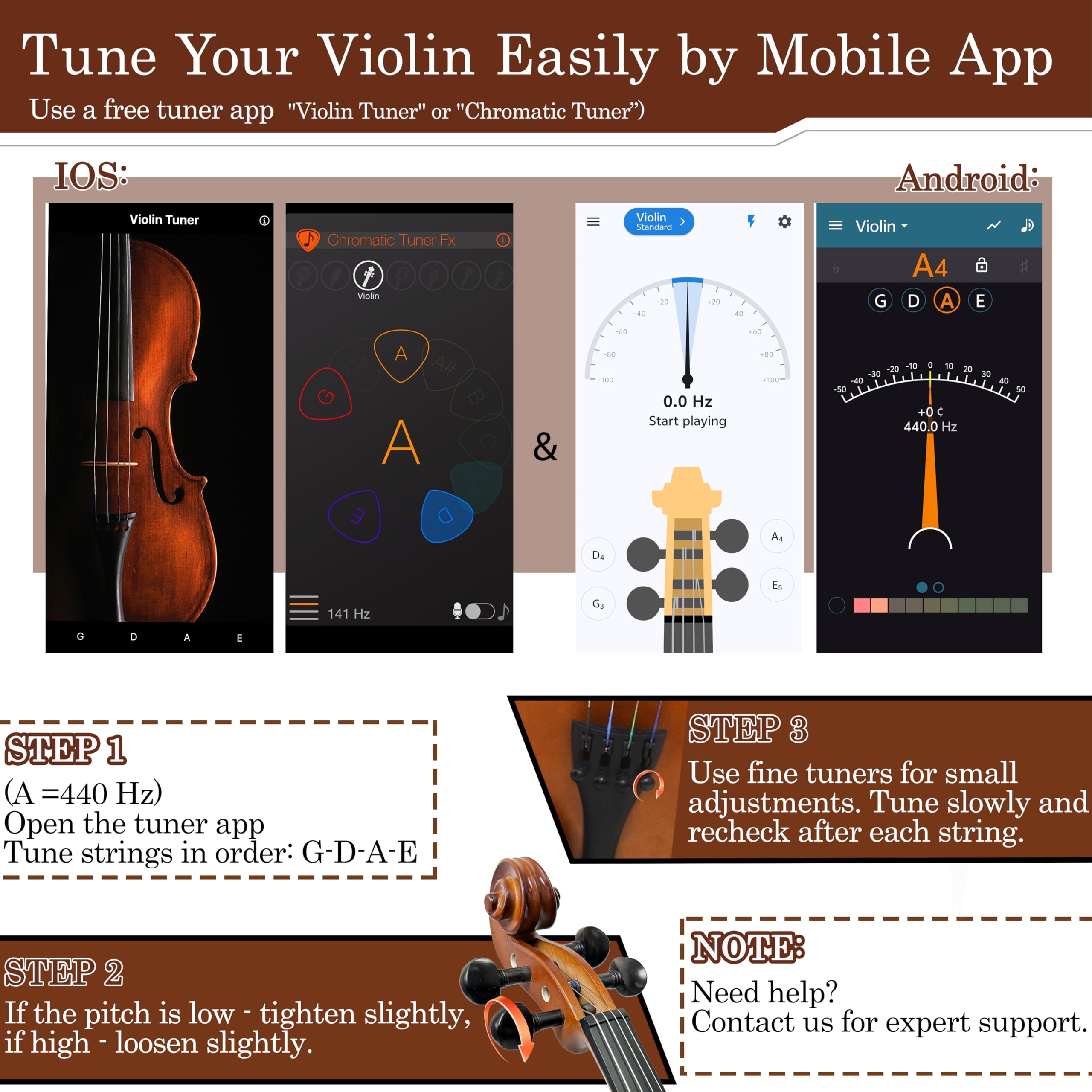 DIGERVY Violin 4/4 Full Size Kit, Violin Fiddle Set for Beginner Adults Students with Rosewood Bow, Violin Case, Shoulder Rest, Extra Strings and Bridge(Plywood, Full)