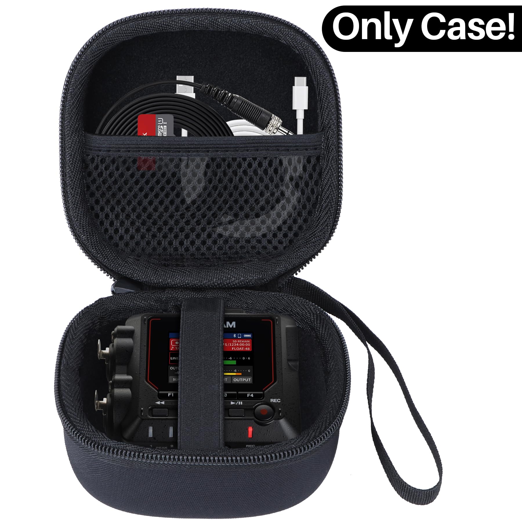Lebakort Storage Case Compatible with TASCAM FR-AV2 Compact 32-bit Float Field Recorder Timecode Generator Mixer