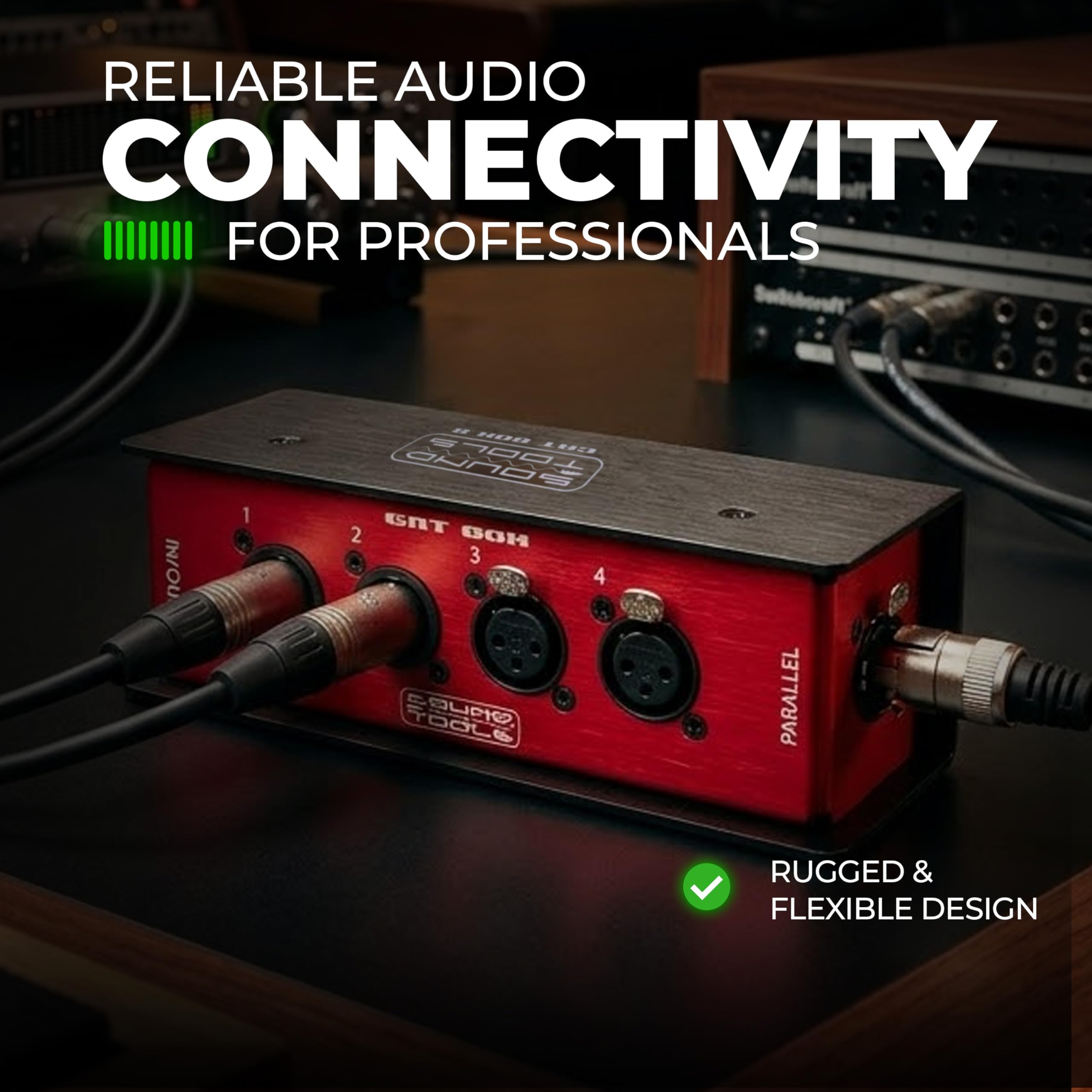 Sound Tools CAT Box MFX – 2 Male & 2 Female with Passive Analog Audio