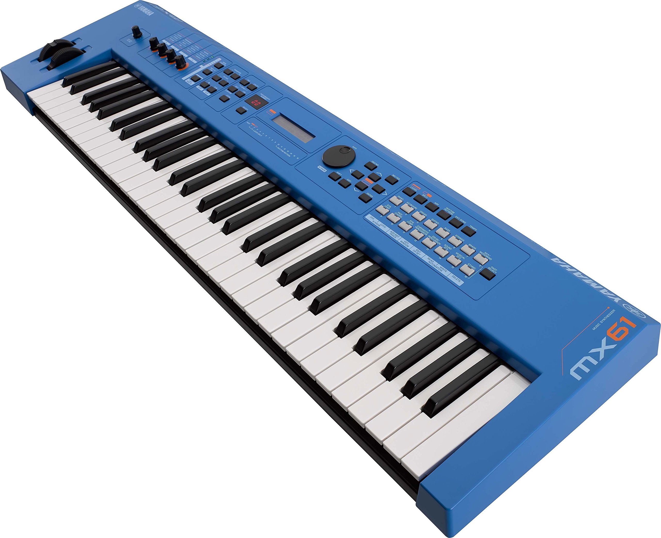 Yamaha MX61 Music Production Synthesizer, Blue