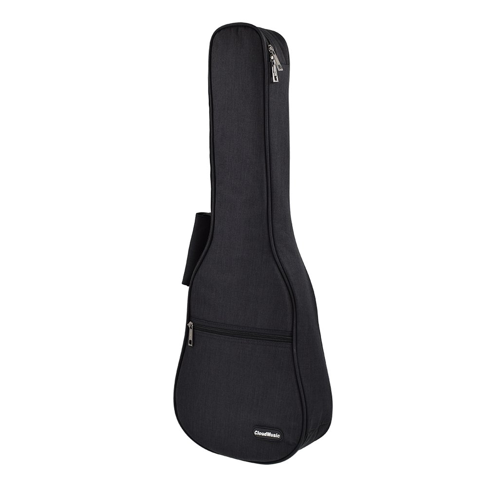 CLOUDMUSIC Ukulele Case Gig Bag, Tenor 26″ Black
