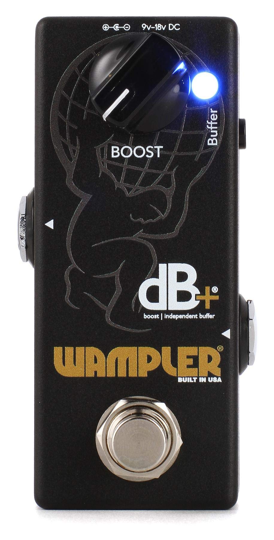 Wampler Decibel Plus V2 Boost & Independent Buffer Guitar Effects Pedal