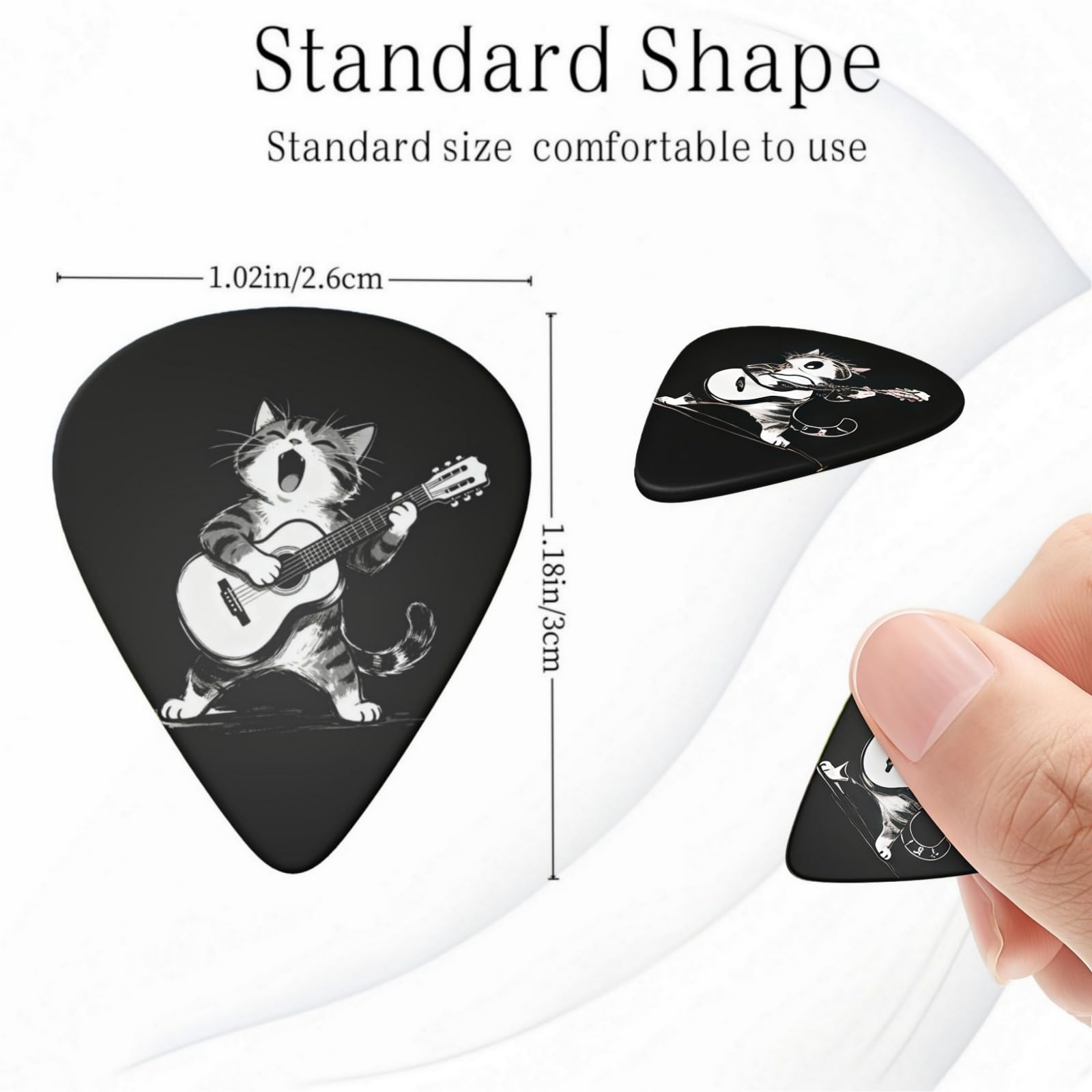 KWSAAHU 0.96mm Thick Guitar Picks – Music Cat
