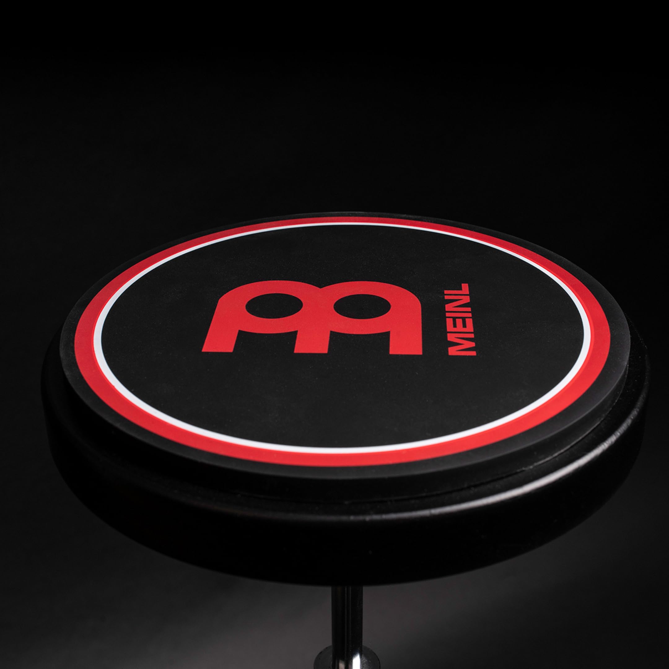 6″ Drum Practice Pad, Silicone — Medium Rebound and Controlled Volume for Speed, Power and Precision, Classic Logo, 2-YEAR WARRANTY