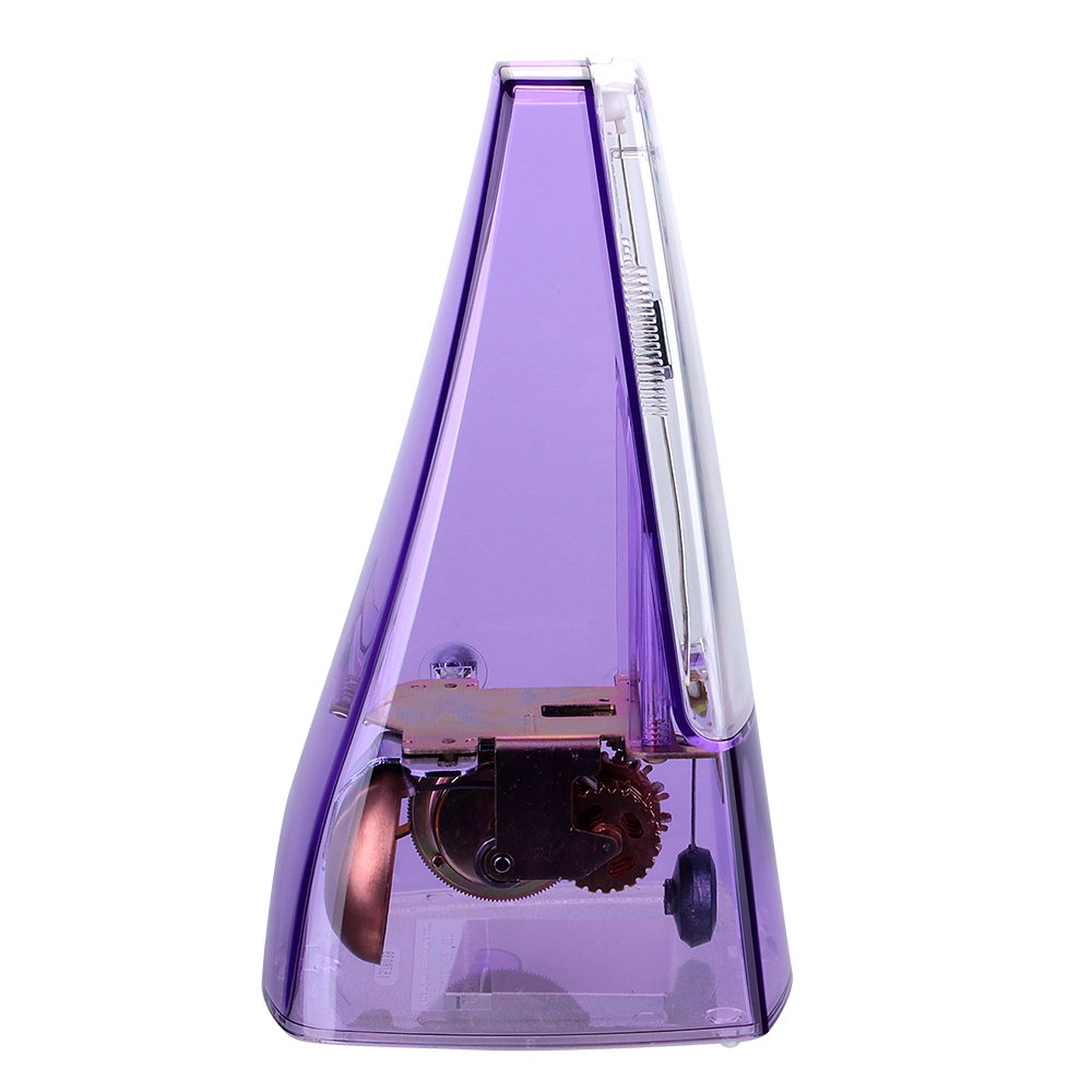 High Accuracy Mechanical Metronome for Percussionist, Transparent Purple