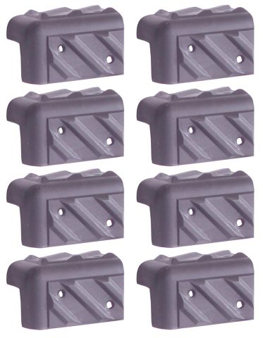 Audio2000’S ACC590KP8 Eight-Pack Large PA/DJ Stackable Heavy-Duty ABS Plastic Universal Fit Cabinet Speaker Corners Protectors (Total 8 Cabinet Speaker Corners Protectors)