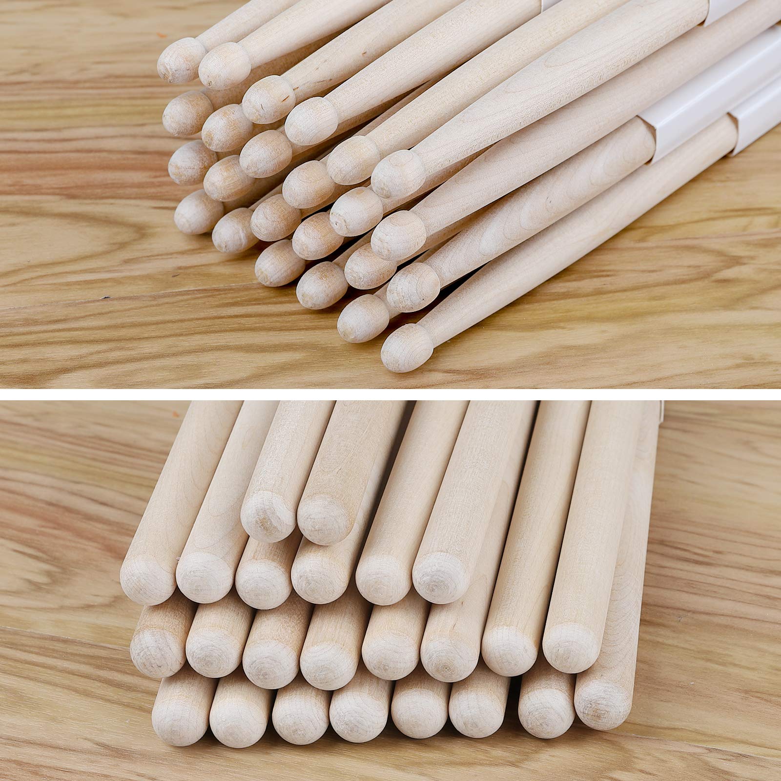 FF Elaine Maple 7A Wood Tip Drumsticks 12 Pairs