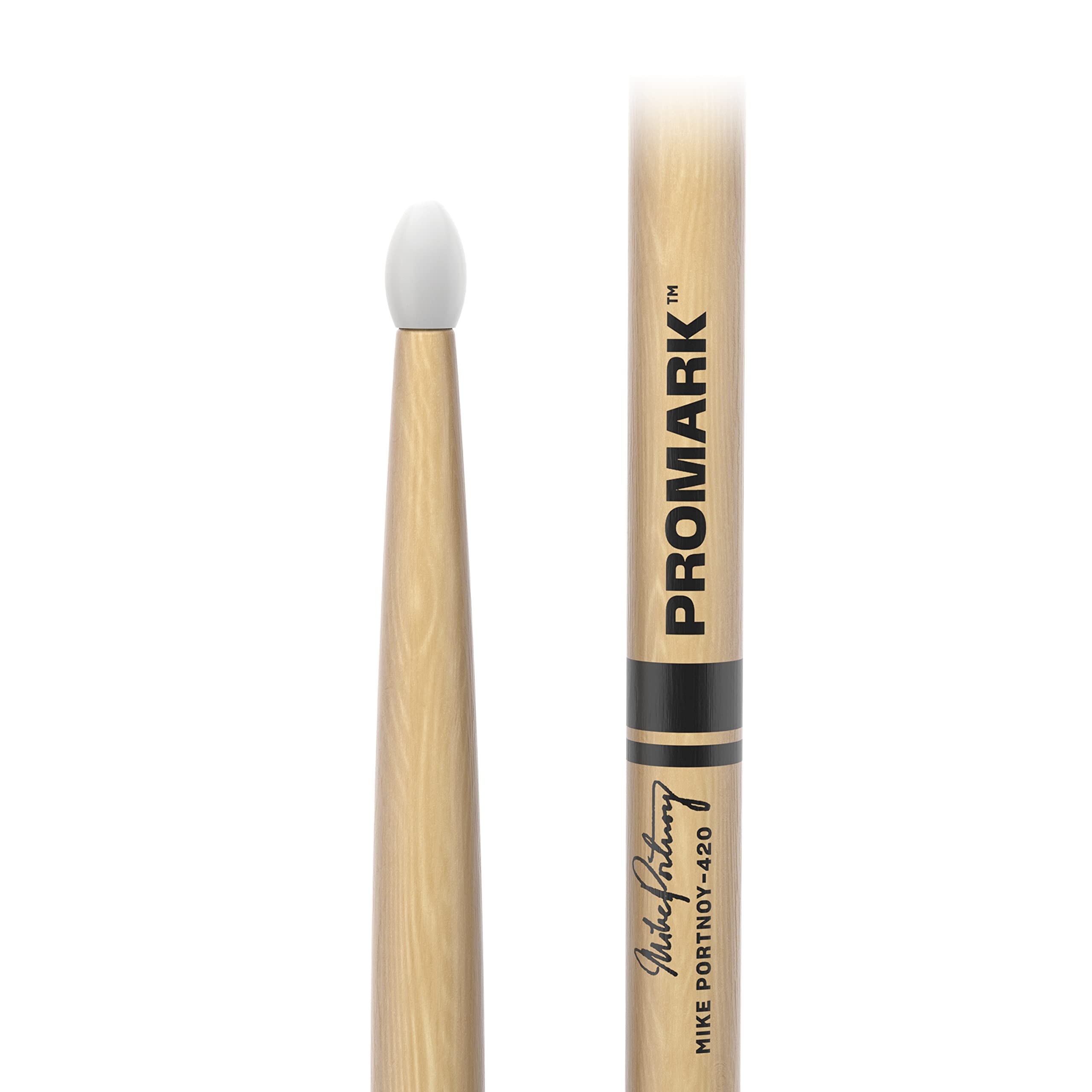 ProMark Mike Portnoy 420 Hickory Drumsticks, Nylon Tip, One Pair