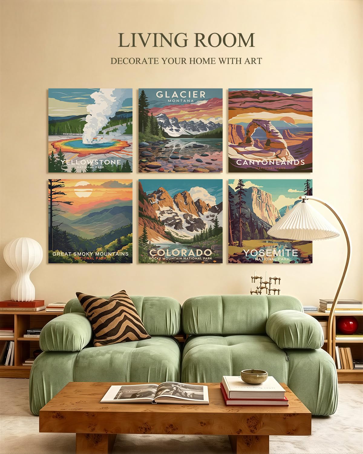 InSimSea Acoustic Wall Art, 72x48in, 6pcs