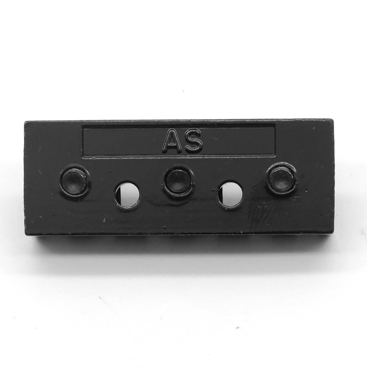 harpfeas 43mm Guitar Metal Locking Nut String Lock for Floyd Rose Style Electric Guitar Tremolo Double Lock System (Black)