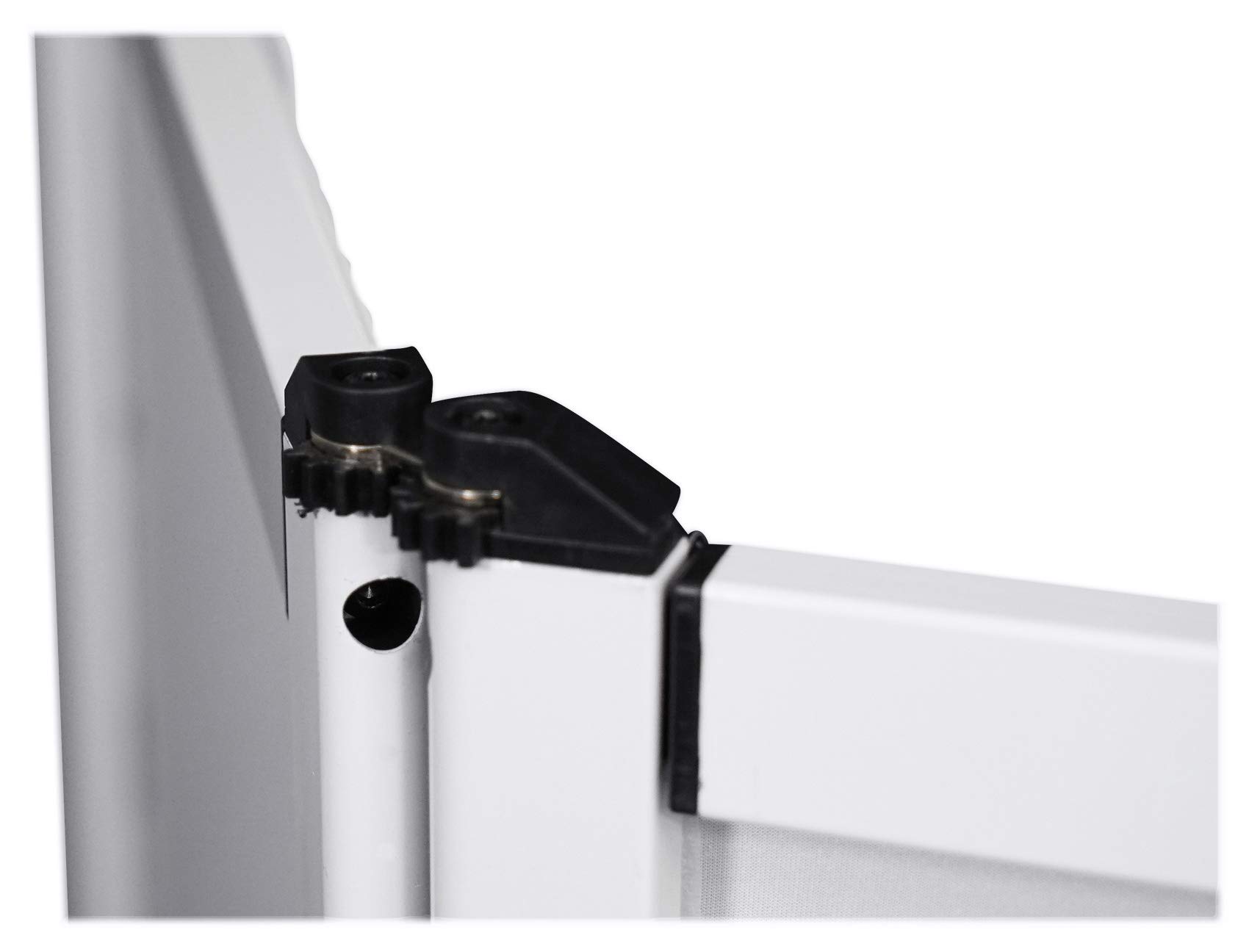 Rockville RFAAW 112 x 48″ DJ Event Facade, White Lightweight Aluminum Frame