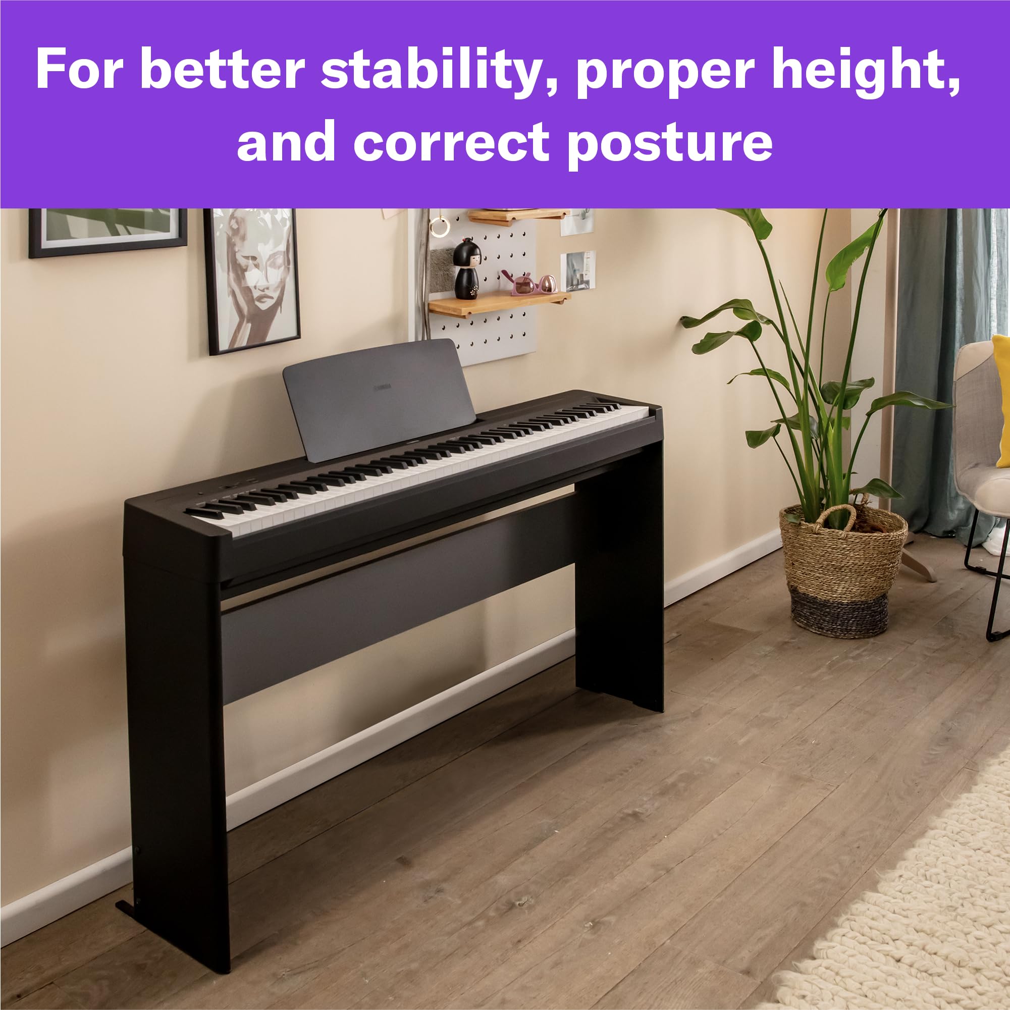 Yamaha L100B Furniture Stand For P143B Digital Piano ()