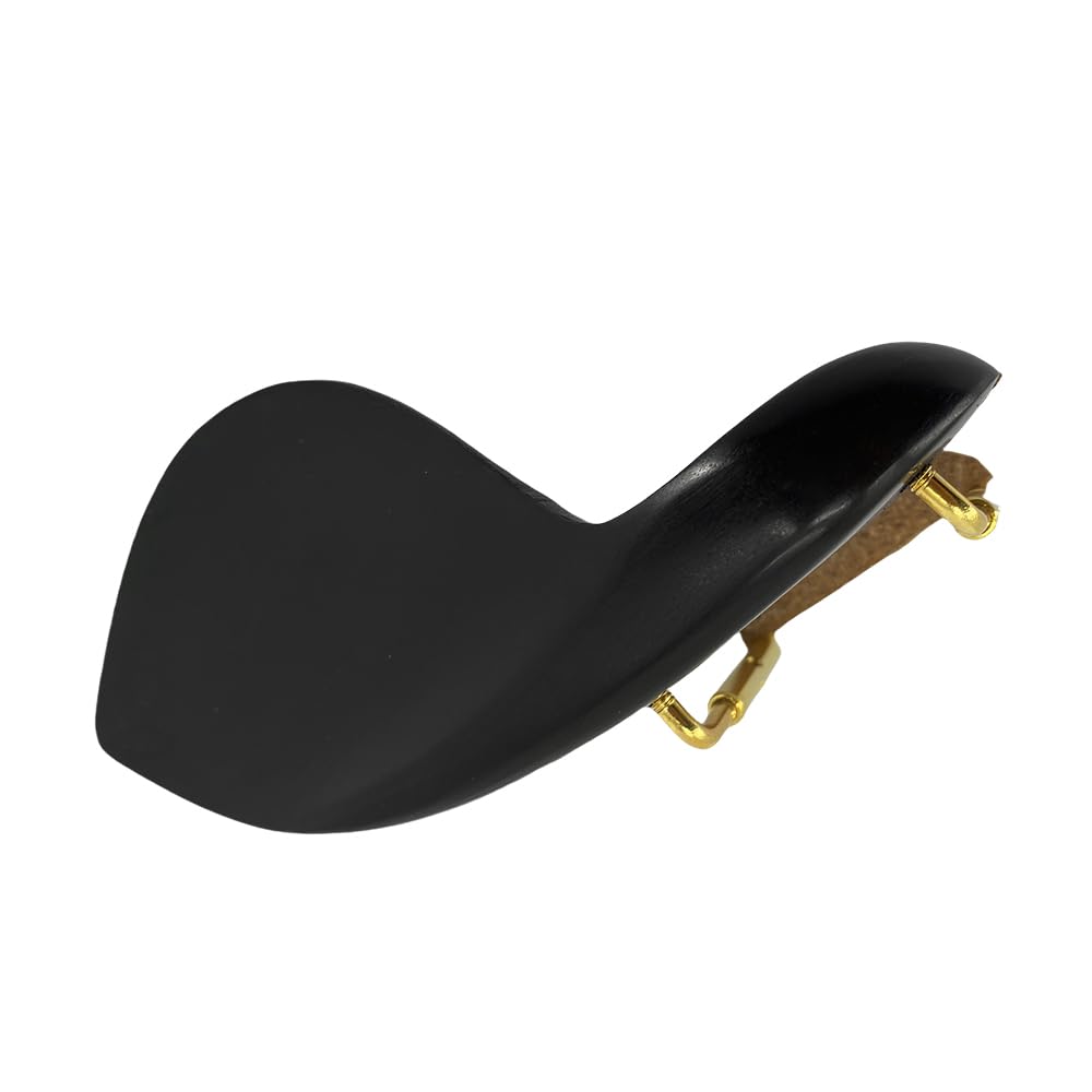 Violin Chin Rest 4/4 Full Size Ebony Wood Violin Bracket With Chin rest Clamp Fiddle Right Hand