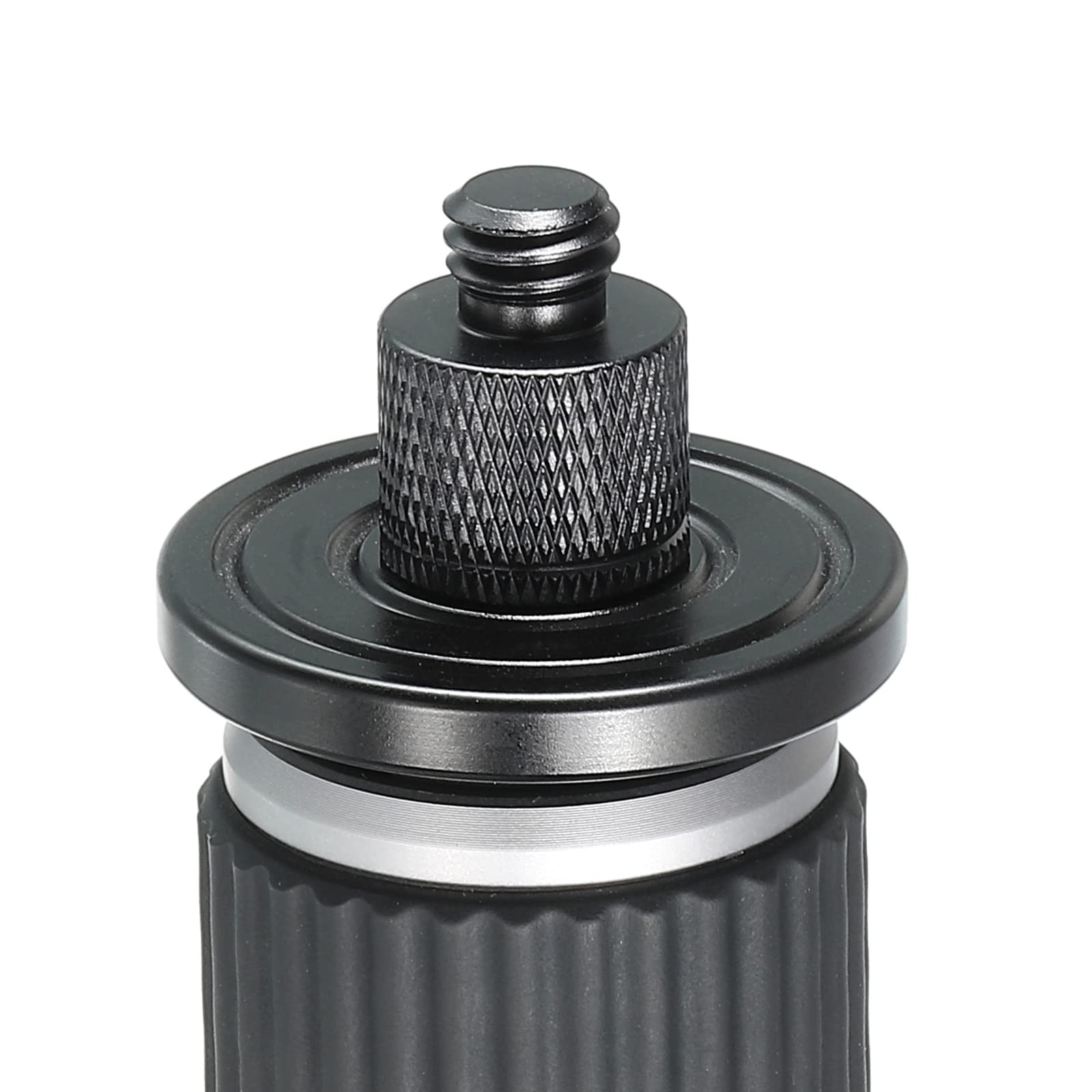 MECCANIXITY Mic Stand Adapter 1/4 Female x M8 Male Camera Screw Thread Adapter for Microphone Tripod Stand Black 2 Pack