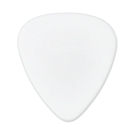 Exotic Plectrums ABS Plastic White Guitar Or Bass Pick – 351 Shape – 3 Pack