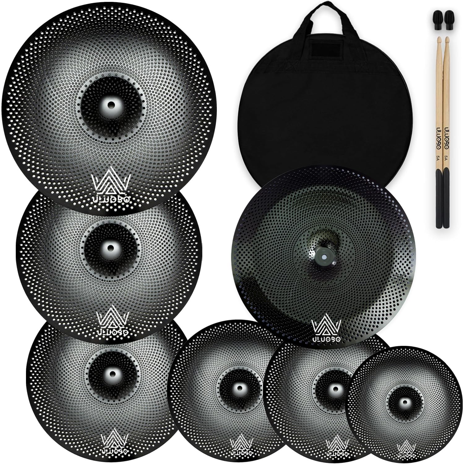 ULUOBO Low Volume Cymbal Pack 7 Pieces