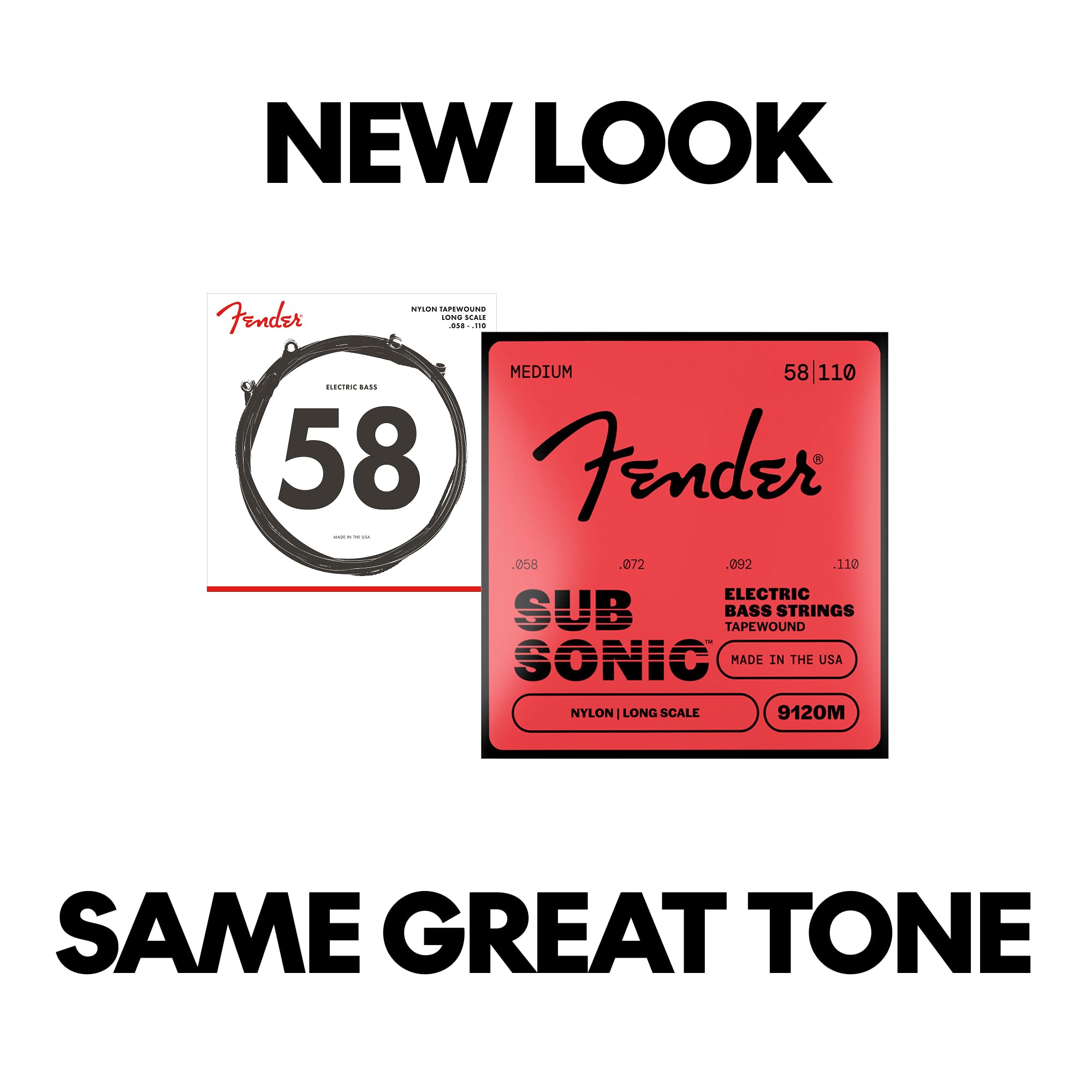 Fender Bass Strings – .58-.011