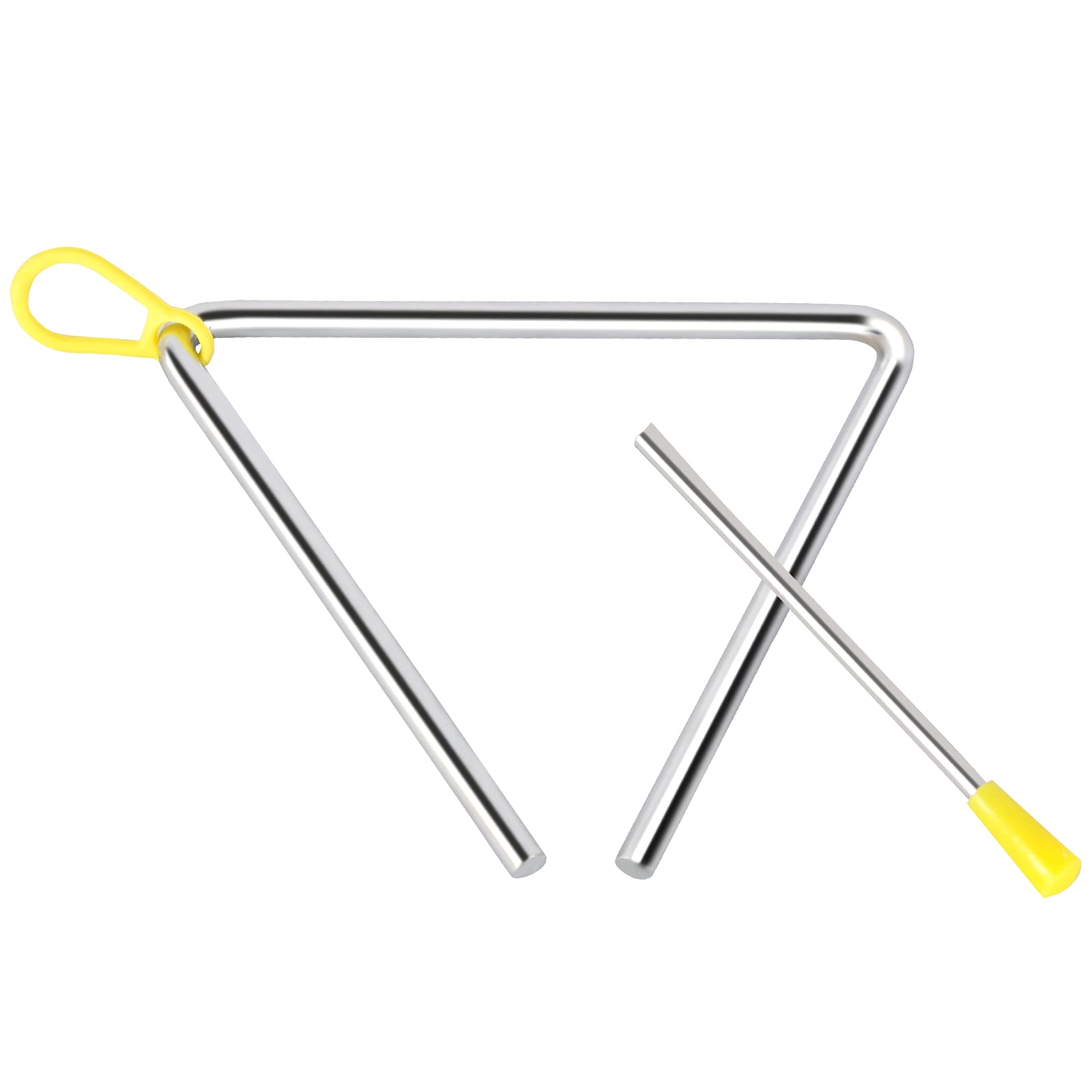EASTROCK Triangle Instrument Set 3 Packs 4 5 6 Inch with Striker