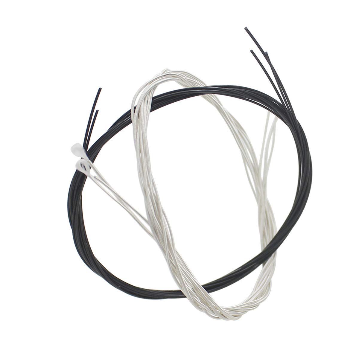 JYsun Classical Guitar Strings 3 full sets with Black Nylon for E-1st B-2nd G-3rd and Nylon Core Silver-Plated Copper Wound for D-4th A-5th E-6th