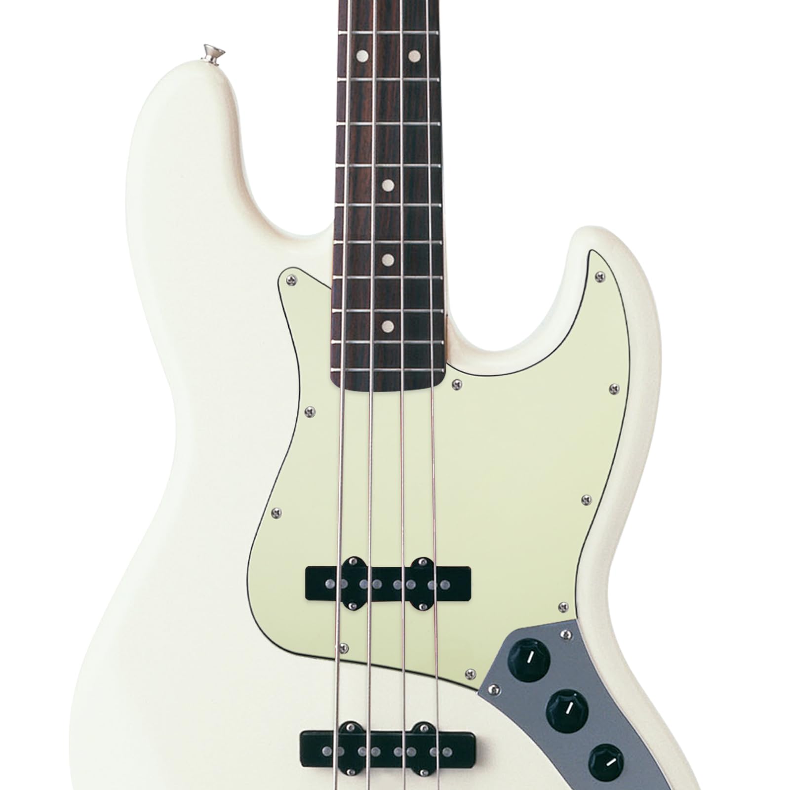 Phrilam 10-Hole Jazz Bass Pickguard for FD 4 String Bass, Mint Green 3Ply