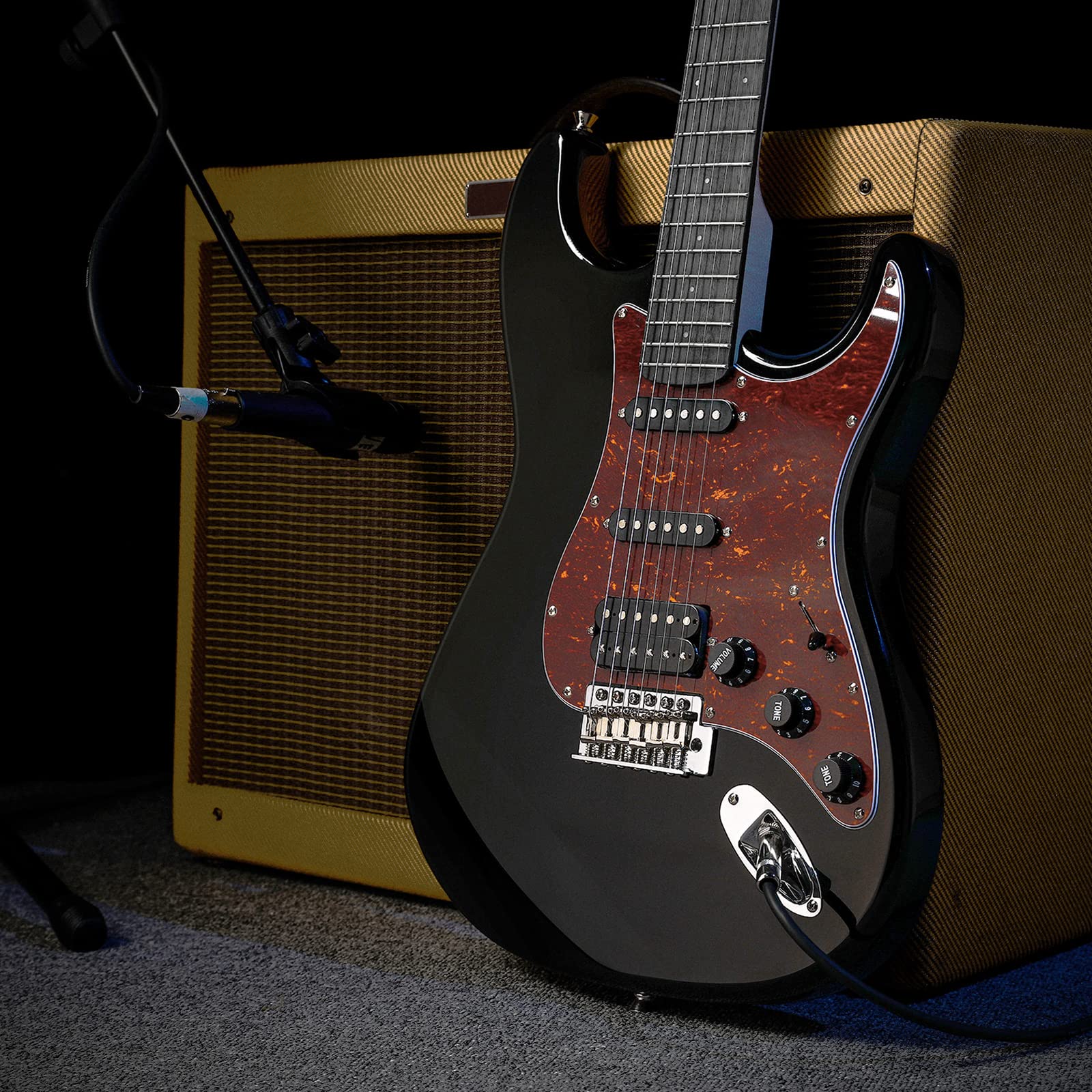 Donner DST‑200 Electric Guitar for Beginner‑Intermediates w/HSS Coil Split