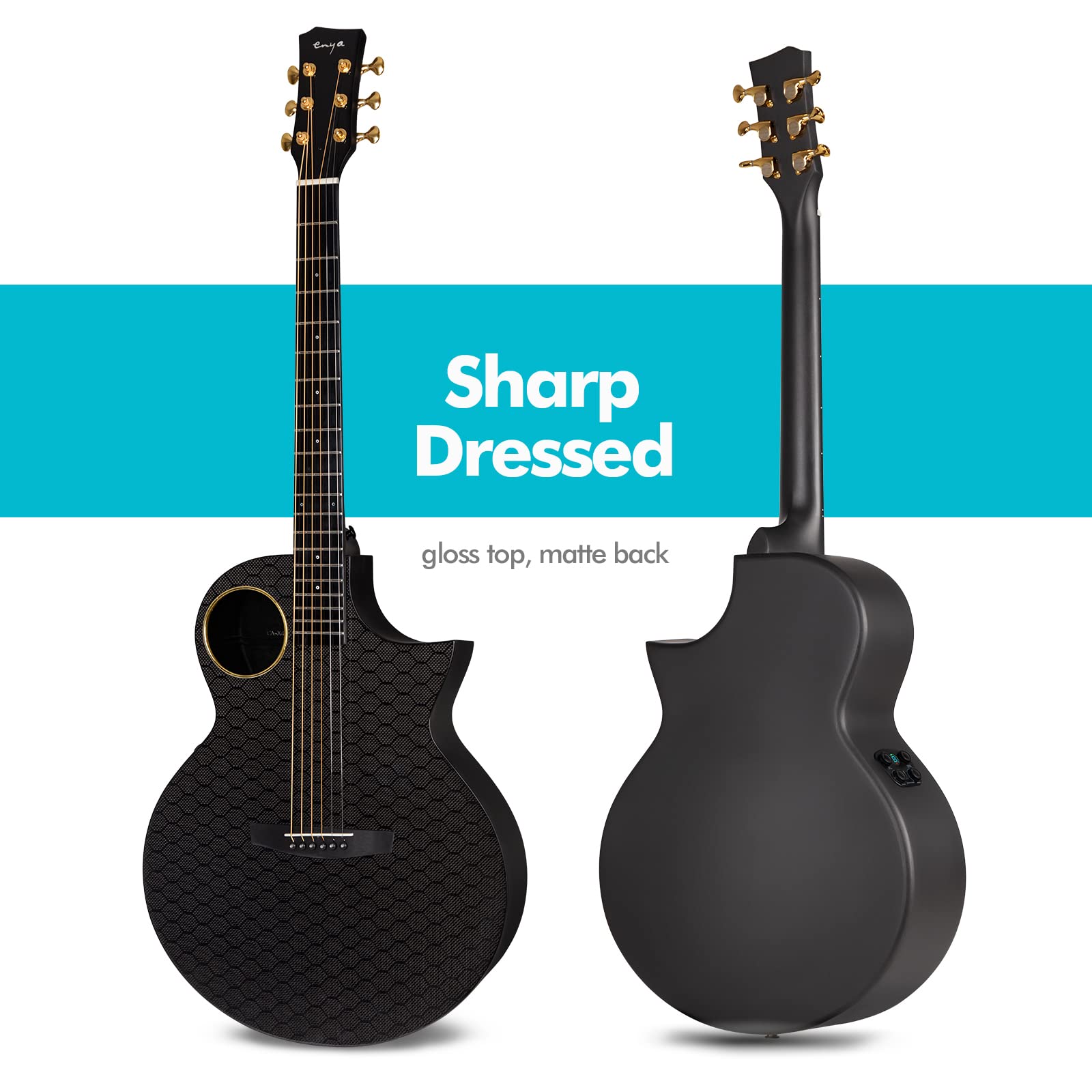 Enya X4 PRO 41-Inch Carbon Fiber Acoustic-Electric Guitar