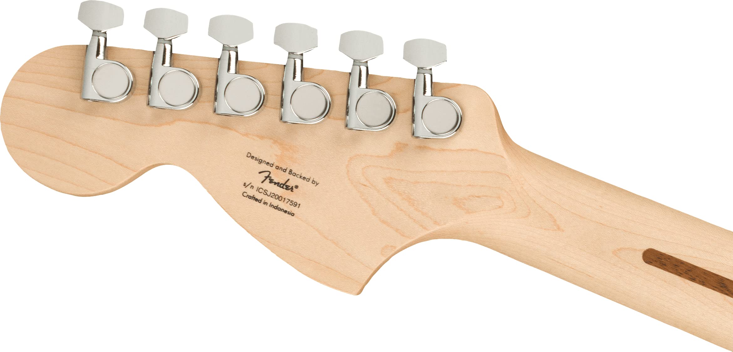 Fender 0378002506 Squier Affinity Series Stratocaster Electric Guitar, with 2-Year Warranty, Black, Maple Fingerboard