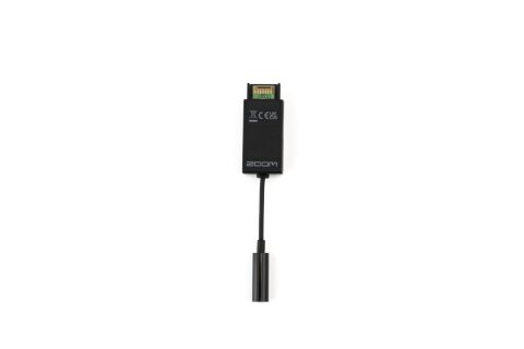 Zoom TCA-1 Timecode Adapter for Filmmakers, Compatible with H6studio, H5studio, H6essential, H4essential, H2essential & F3, Precision TCXO Generator with 3.5mm TRS I/O