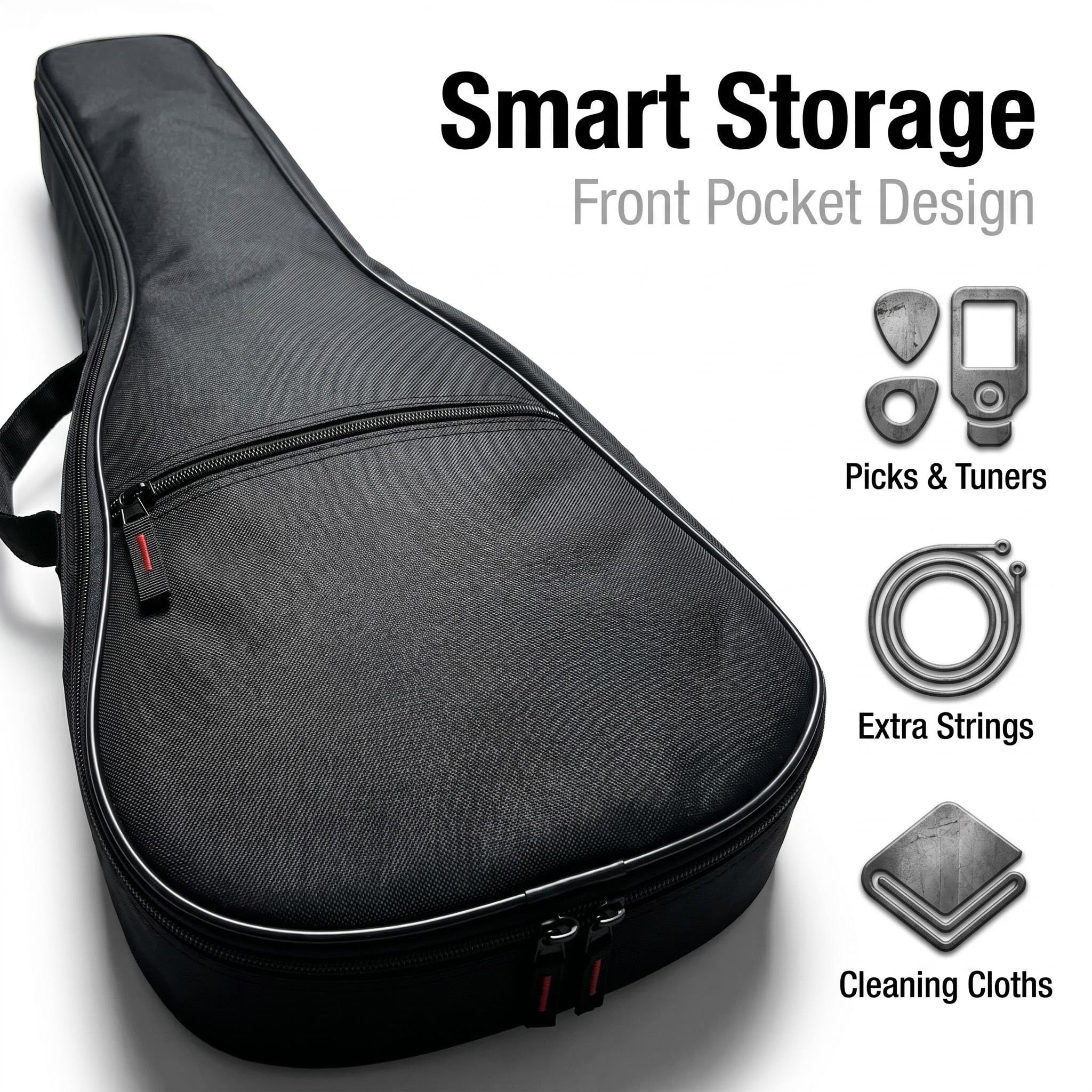 MUINS Ukulele Case,Ukulele Bag Soft Uke Fits Tenor ukuleles 25.6″-26.77″