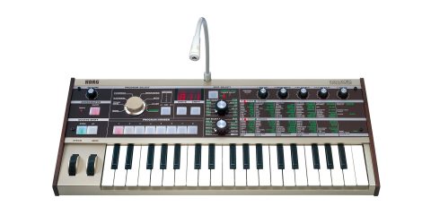 Korg microKORG Compact Analog Modeling Synthesizer w/ Vocoder Mini Mic