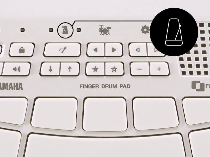 Yamaha FGDP-30 Finger Drum Pad ? Compact Electronic Drum Pad with Built-In Sounds, USB