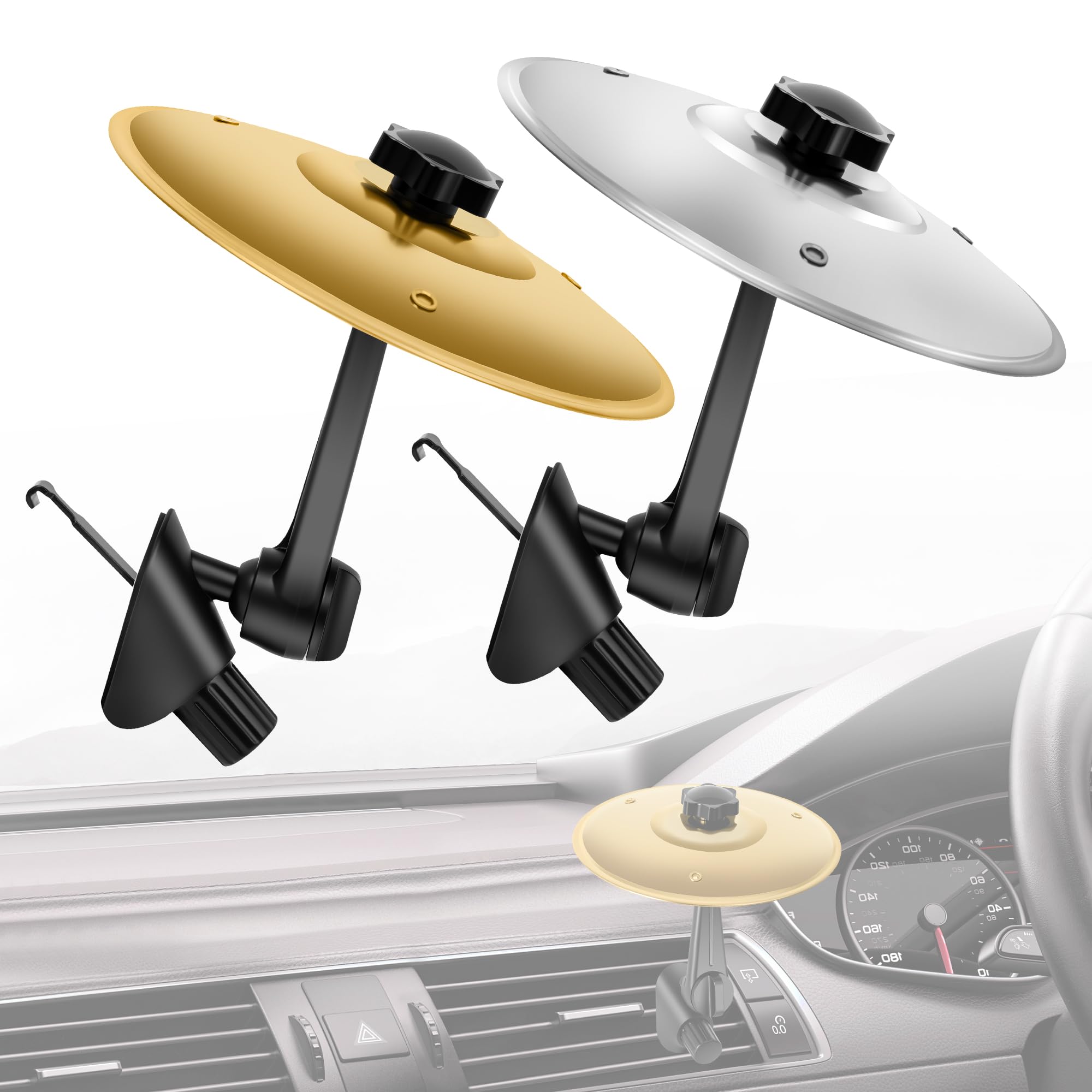 Z-stralink Car Cymbal 2pcs, Car Symbol Drum Air Vent