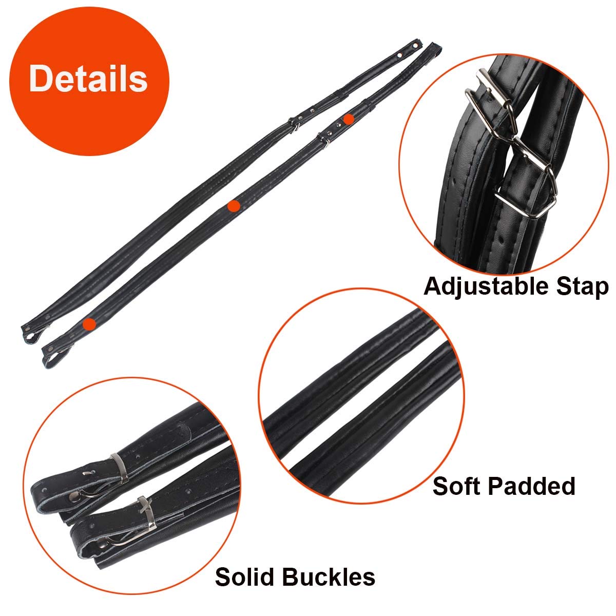 YUNNLEZT Accordion Strap Adjustable Accordion Shoulder Harness Belts Strap