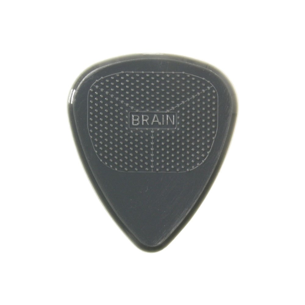 D’Andrea Snarling Dog Brain Nylon Guitar Picks 12 Pack with Tin Box (Grey, 1.00mm)