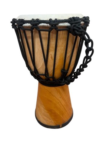 Terre Djembe Handmade Drum 16″ Tall 7.5-8.5″ Head Mahogany Wood Goat Skin