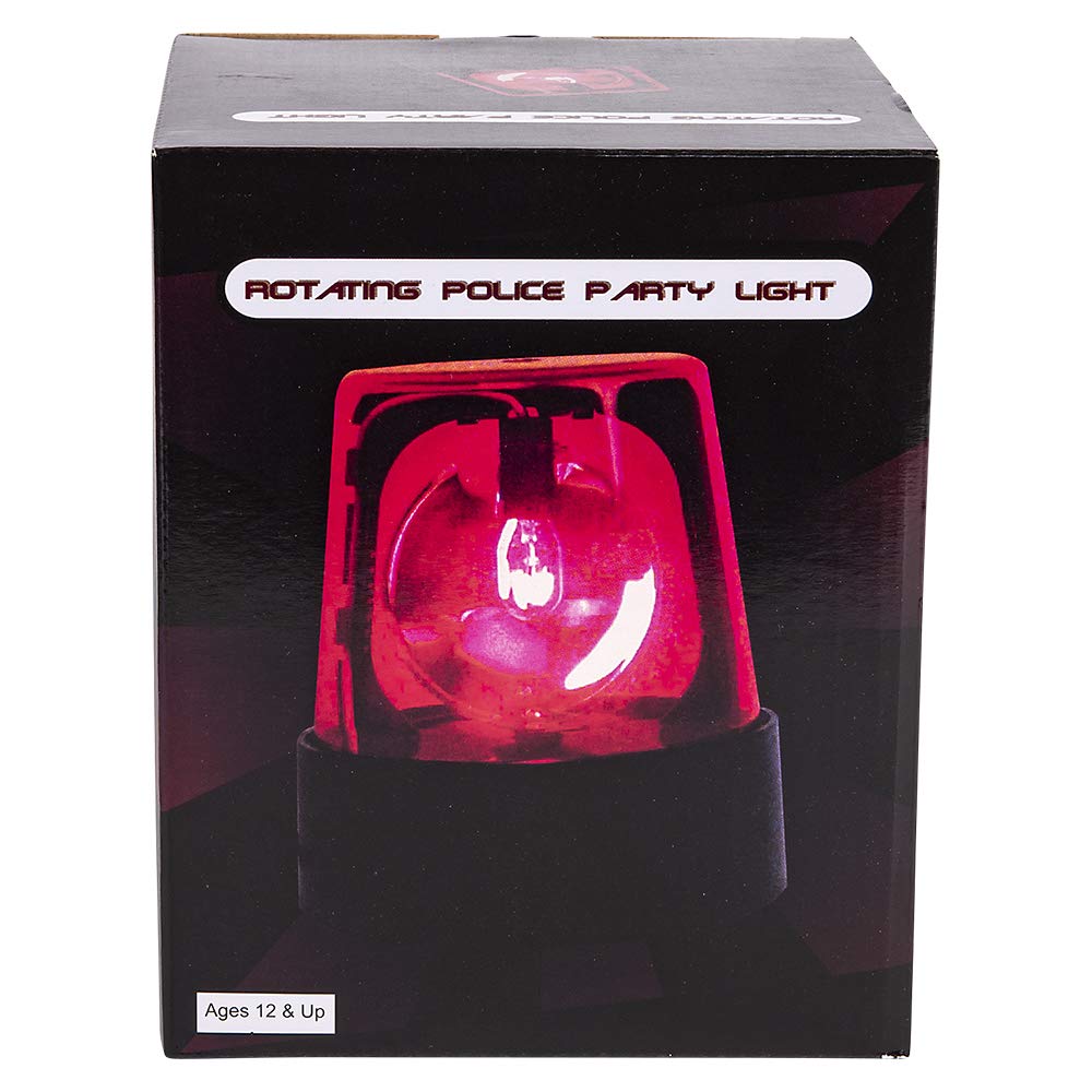 Rhode Island Novelty 7 Inch Red Police Beacon Light, One Piece per Order