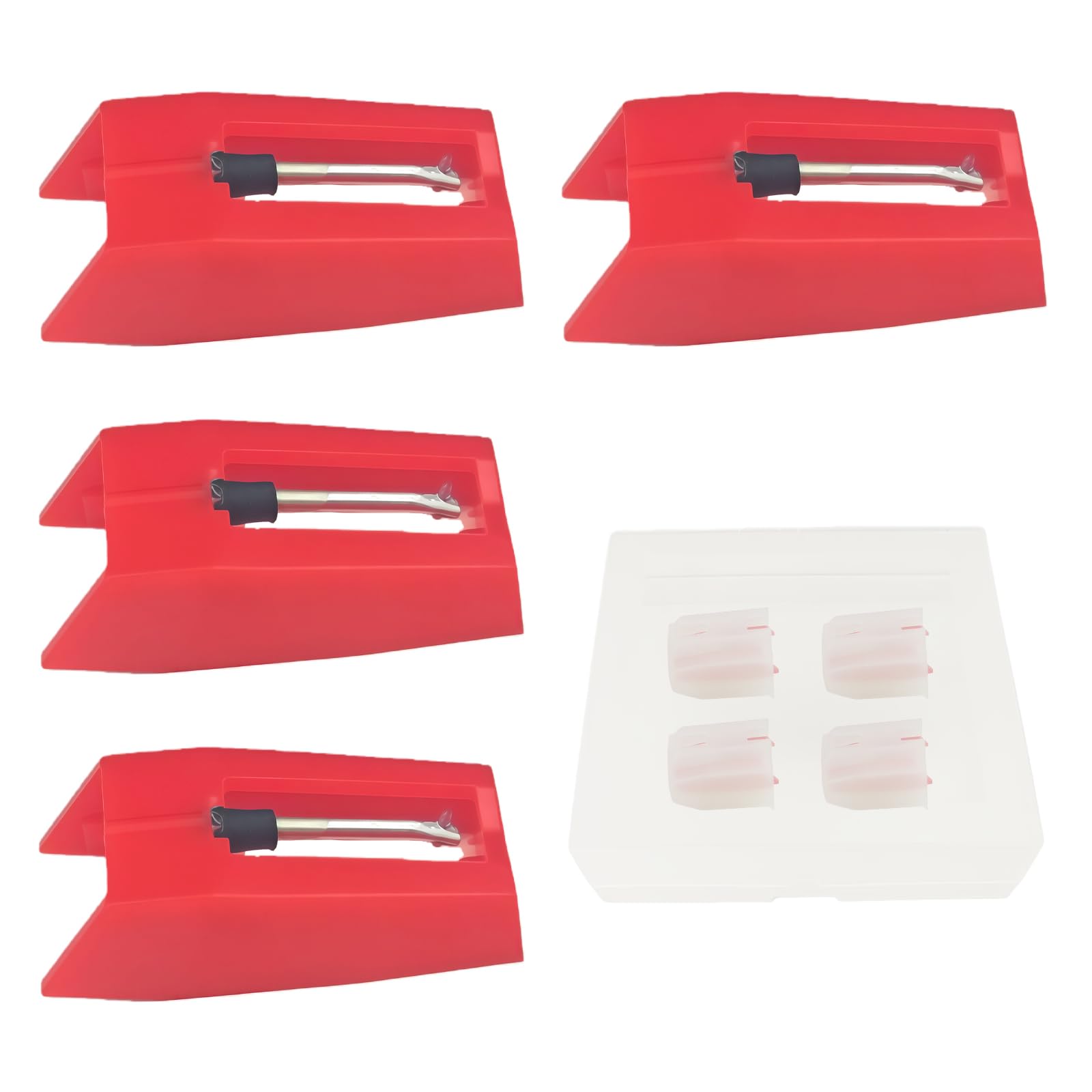 Record Player Needle,4 PCS Turntable Record Player Needles Replacement Compatible with Crosley, Victrola & More Turntable,Phonograph Cartridge Needle