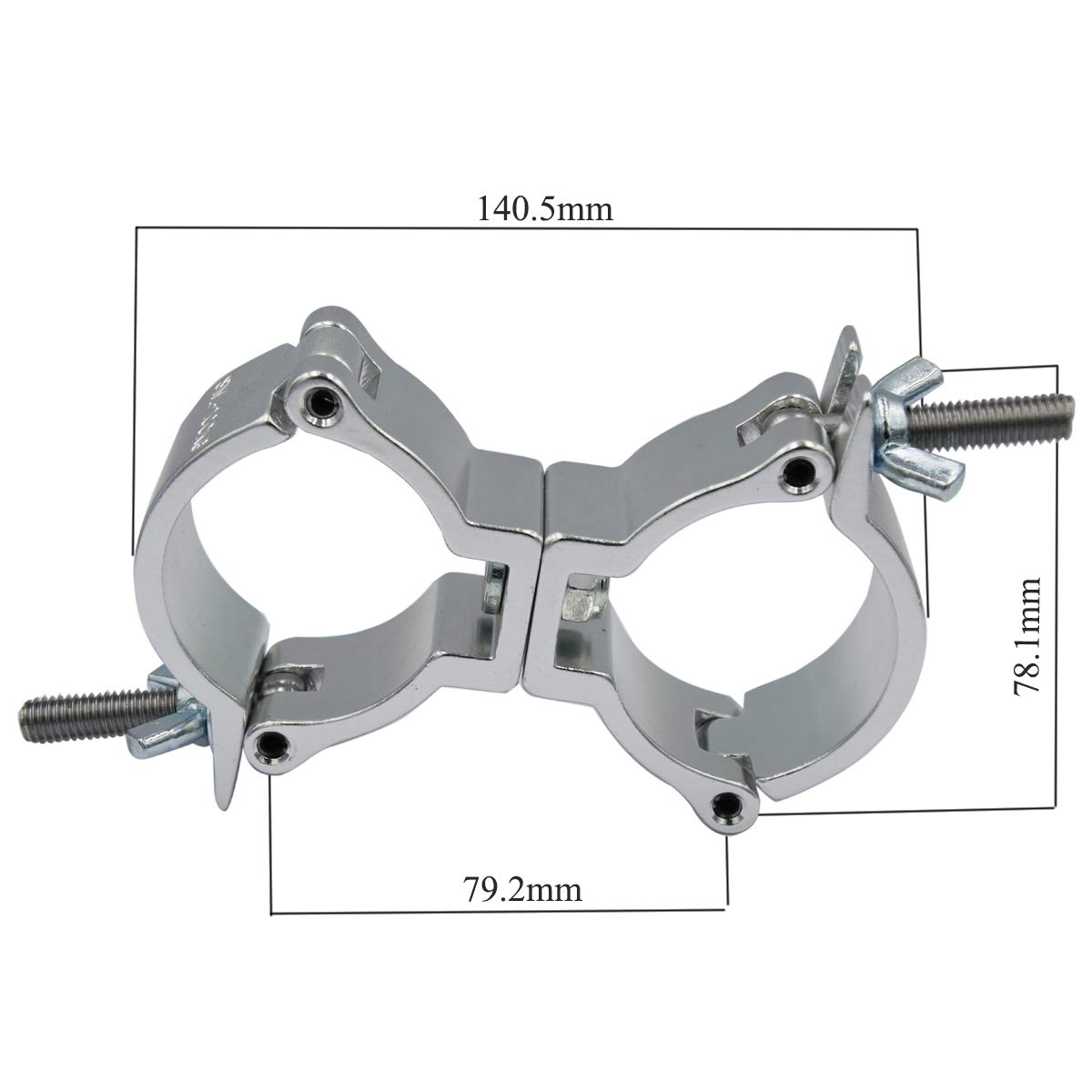 Gchee Dual Swivel Lighting Hook Clamp 1.88-2in 220lbs