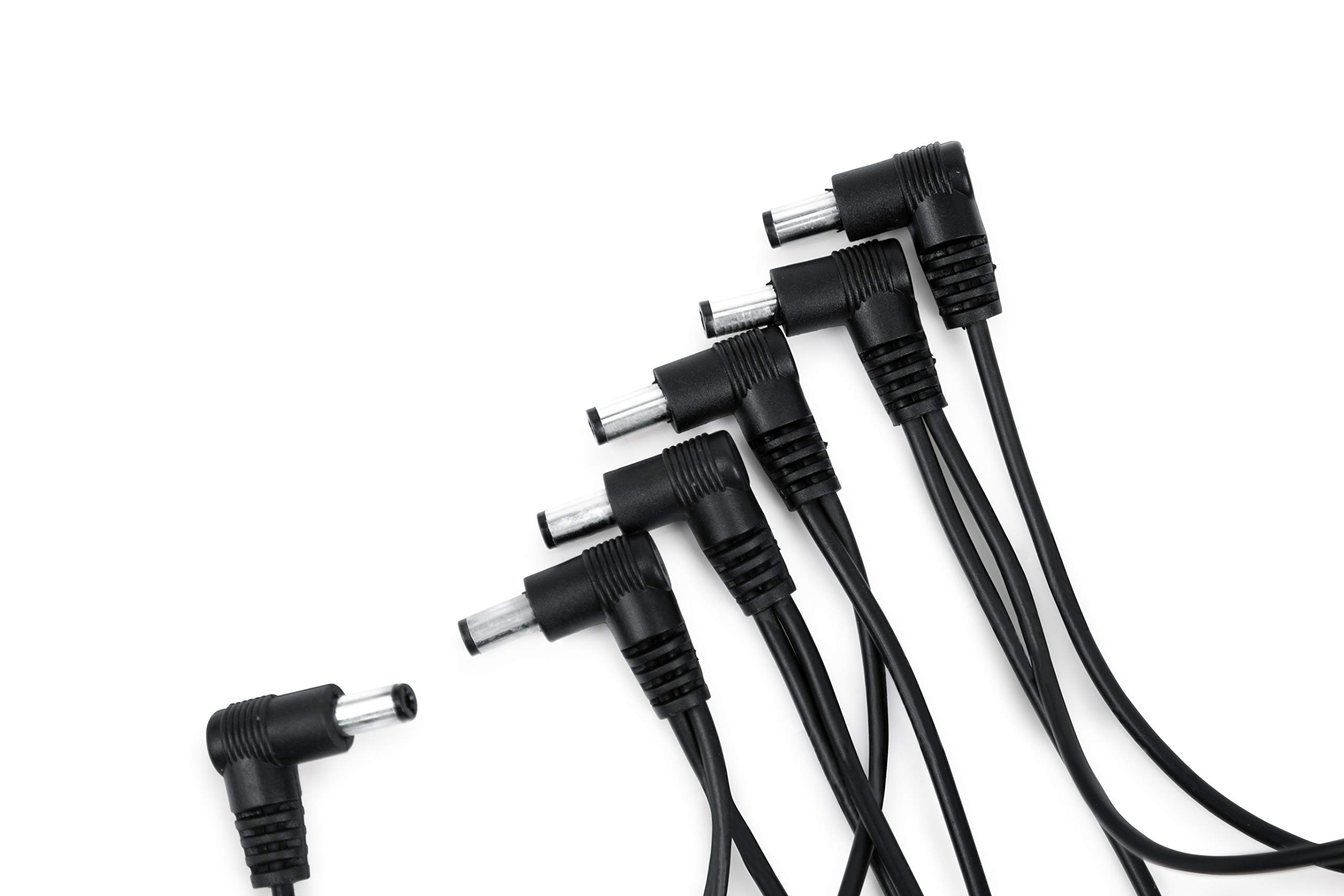 Gator Cases 5-Output Daisy Chain Power Adapter Cable with Male Input Barrel Plug (GTR-PWR-DC5M) (Pack of 2)