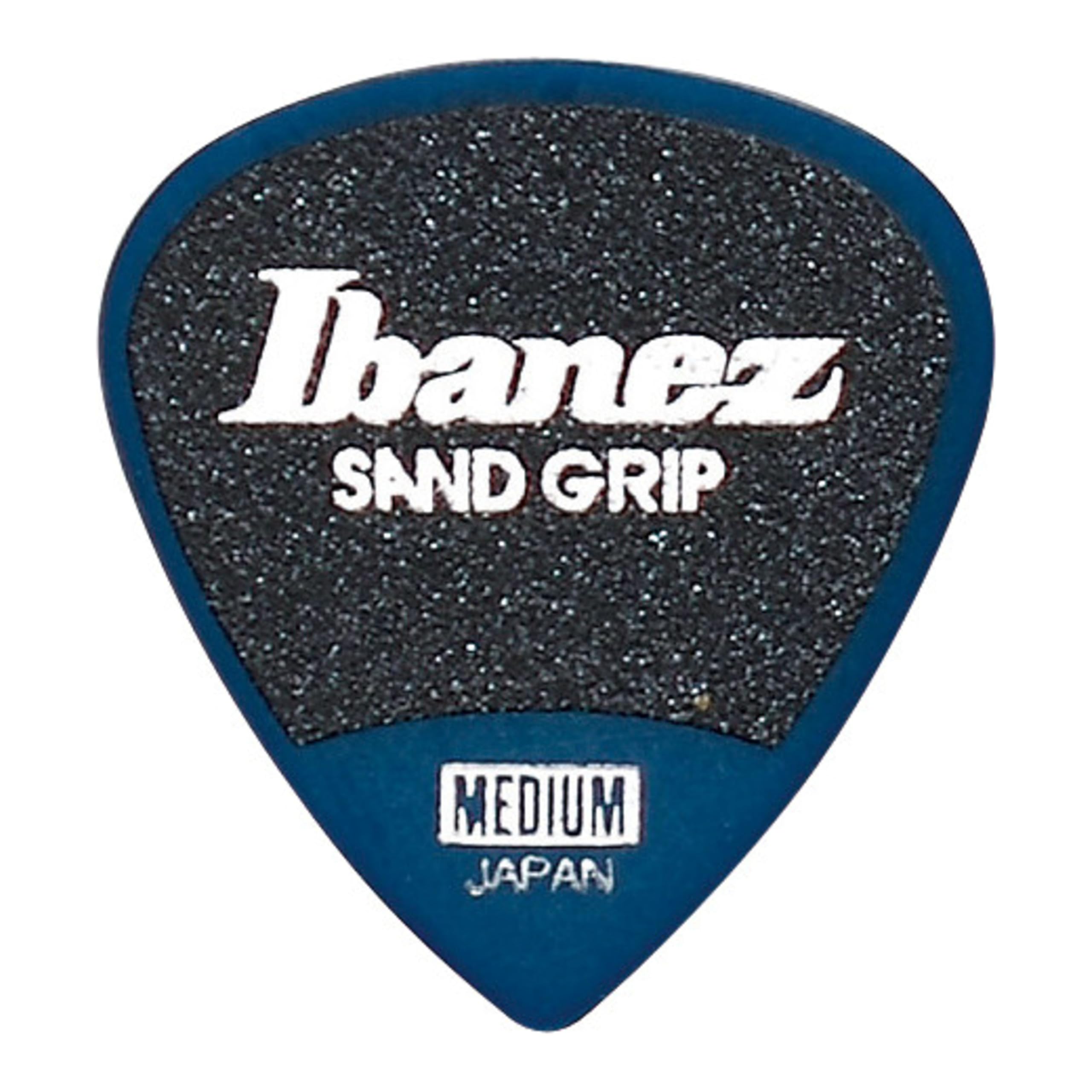Ibanez PPA16MSGDB Grip Wizard Series, Sand Grip Picks 6 Pack 0.8mm, Dark Blue