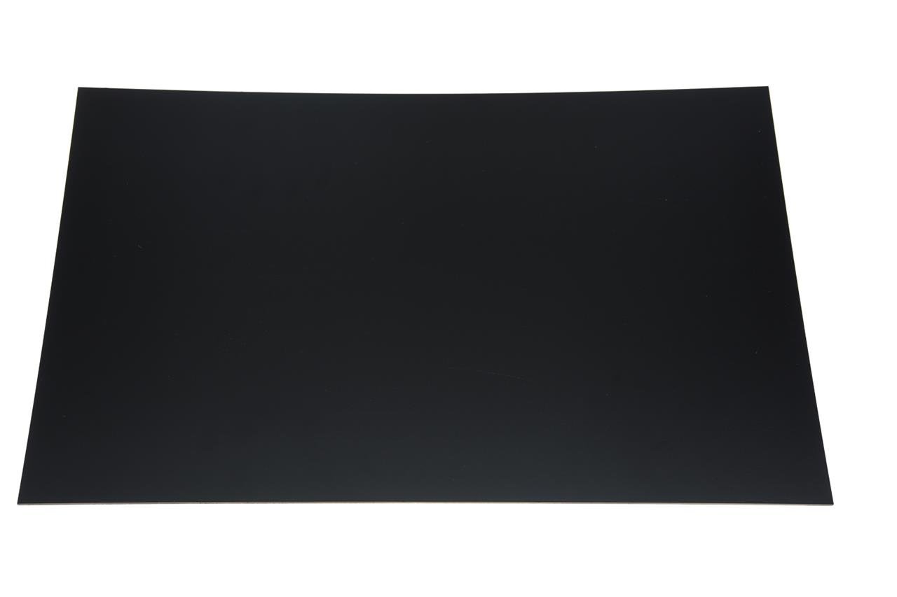 Dopro Uncut 11″x17″ DIY Blank Guitar Bass Pickguard Material Sheet Scratch Plate Material Sheet 29x43cm Matte Black 1 Ply (Cut Your Own Pickguard)