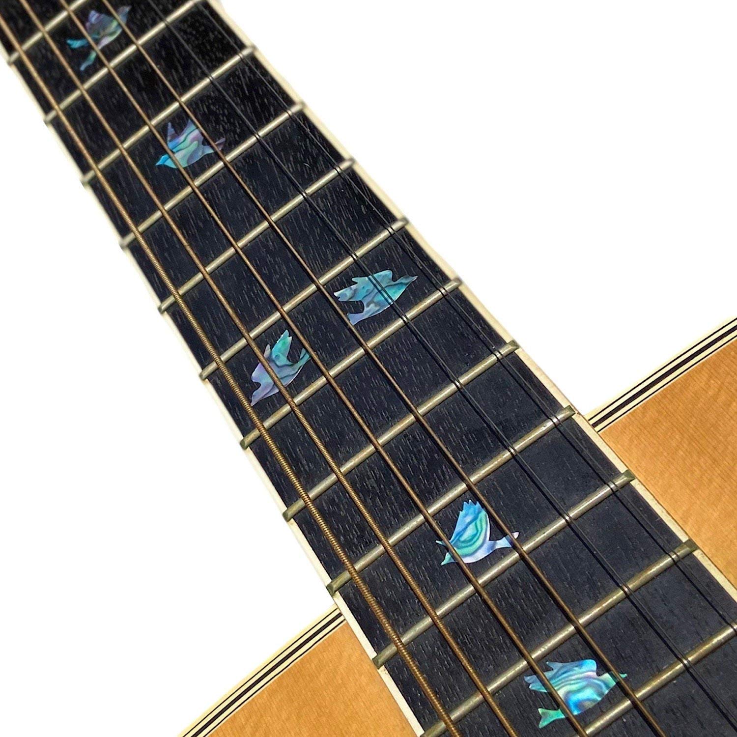 Inlay Sticker Fingerboard Position Marker for Guitar & Bass Doves Abalone Mix