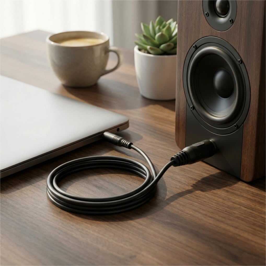EMSTAR 2 Pack of Type-A MIDI to 3.5mm Adapter Cable