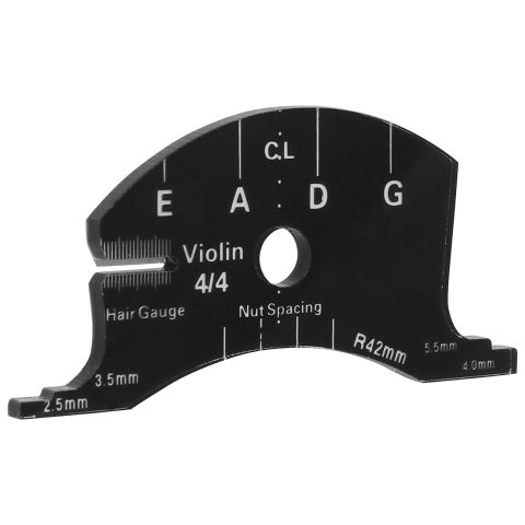 Piutouyar Black 4/4 Violin Bridges Fingerboard Repair Reference Tool