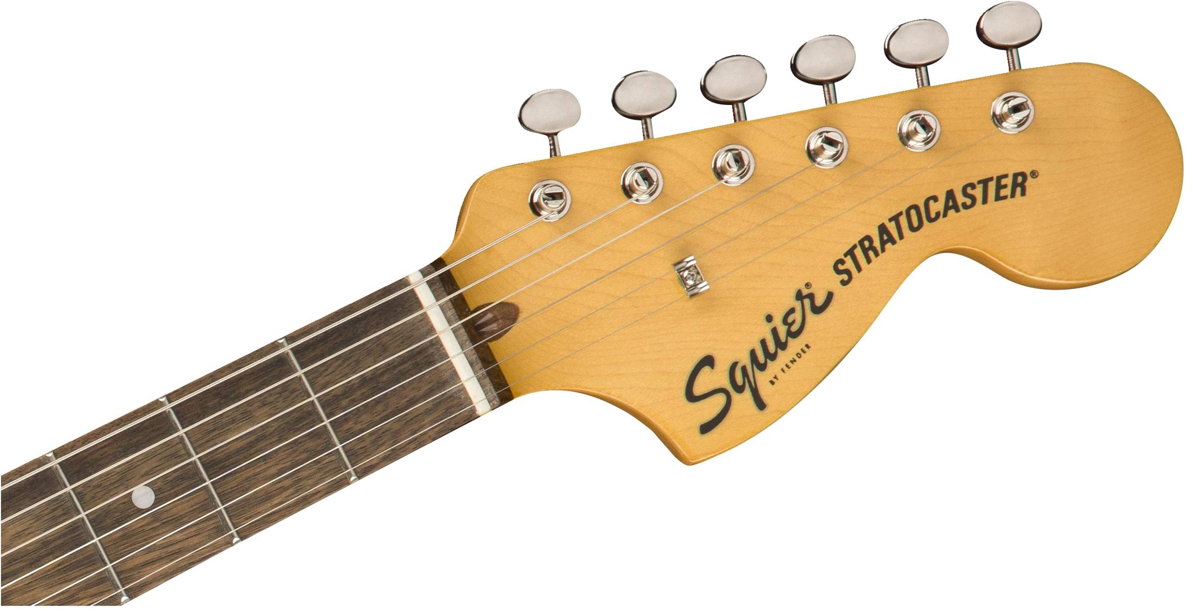 Fender 374020501 Squier Classic Vibe 70s Stratocaster Electric Guitar, Olympic White