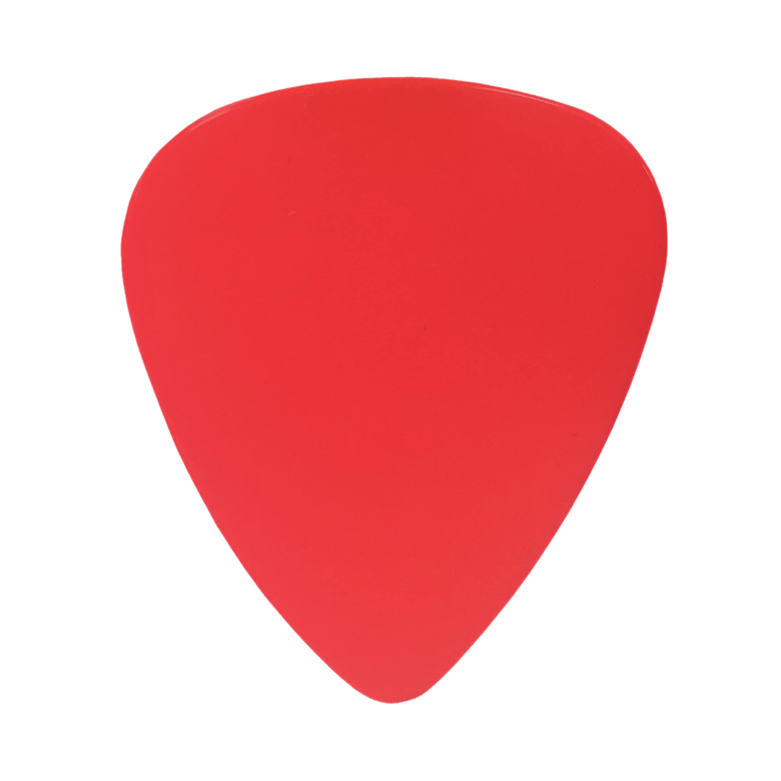 Exotic Plectrums ABS Plastic Red Guitar Or Bass Pick – 351 Shape – 3 Pack